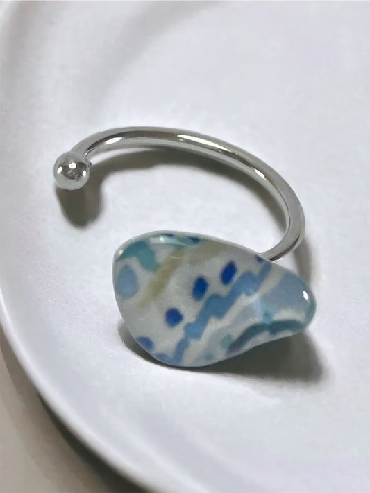 Anillo de acero y papel (tamaño ajustable)